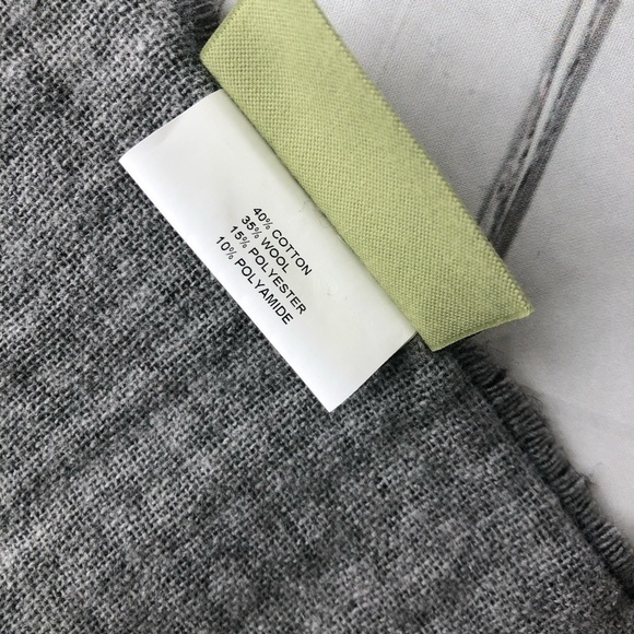 NWT Lanerossi Italian Wool blend Buffalo Plaid Throw blanket - Picture 5 of 6